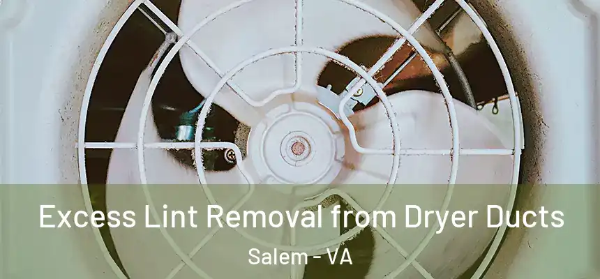  Excess Lint Removal from Dryer Ducts Salem - VA